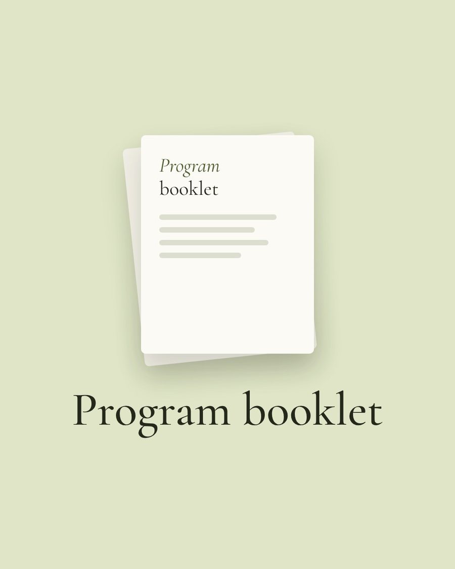 Program booklet