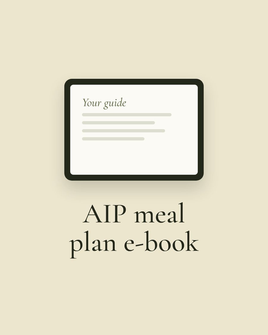 AIP meal plan e-book